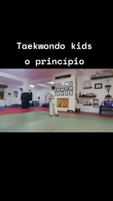 Taekwondo kids 
o princípio 